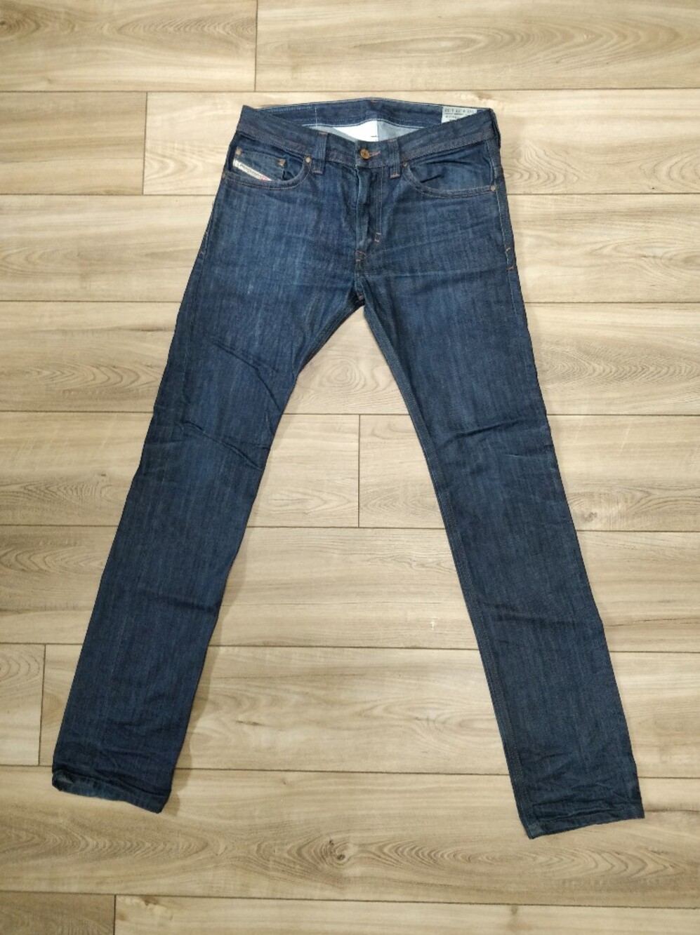Men's Diesel Thavar Slim Skinny Jeans Dark Blue Wash 0880G 29x32
